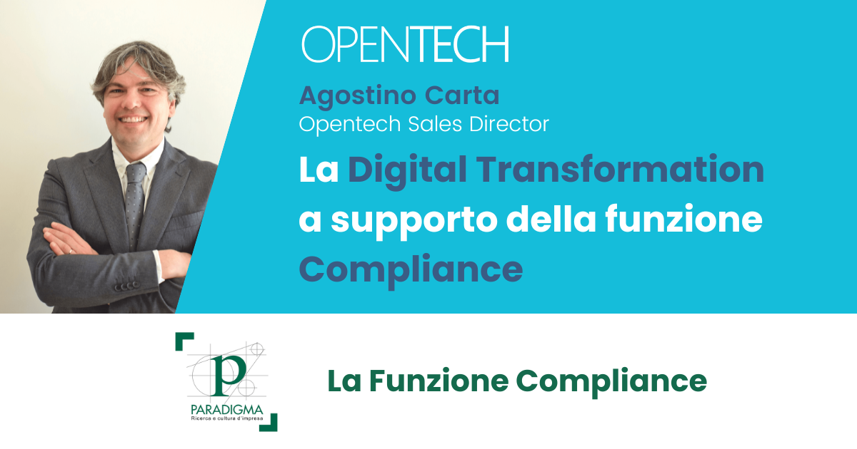 Evento: La Digital Transformation a supporto della Funzione Compliance